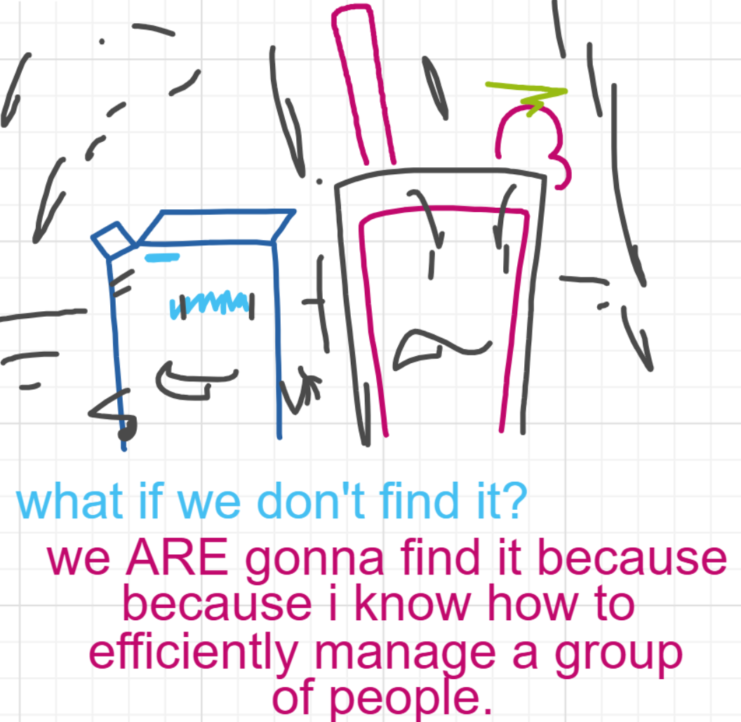 A panel from I've Been Everywhere, Man, episode nine of the Board Boards object show by Furretwalk/WalkingFurret.